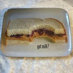 Vintage Peanut Butter & Jelly Sandwich Tray